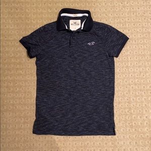 Black Stretch Hollister Polo